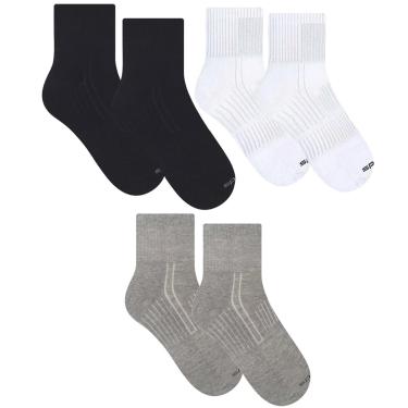 Imagem de Kit 3 Pares de Meia Selene Esportiva Performance Cano Curto Masculina