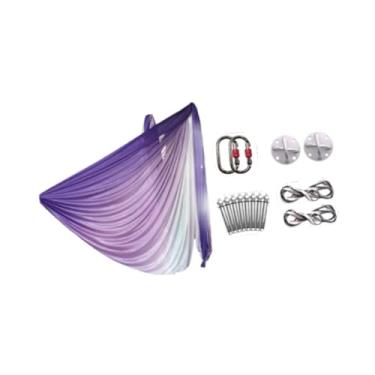 Imagem de oshhni Kit de Inversão para Pilates com Rede E Hardware para Treinamento em Casa, Roxo Branco