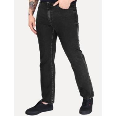 Imagem de Calça Ellus Jeans Masculina Regular Sprouting Black Preta-Masculino