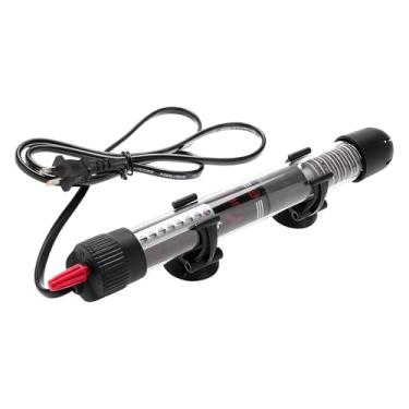 Imagem de Ｂｅｓｇａ Aquecedor submersível para aquário com ventosas, robusto com 20 cm de comprimento, ideal para aquários de tartarugas de até 38 litros, com termostato, 50w
