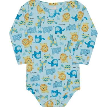 Imagem de Body mang long bebe 12989 kiko e kika - Kiko baby, Azul, M