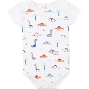 Imagem de Body manga curta bebe 13590 kiko e kika - Kiko baby, Branco, RN