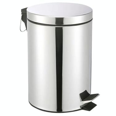 Imagem de Lixeira Com Pedal Inox 12 Litros