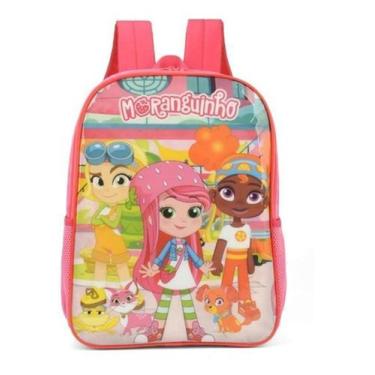 Imagem de Mochila De Costas Infantil Original Moranguinho - Rosa - Luxcel