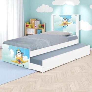 Imagem de Bi Cama Juvenil Zap Com Cabeceira Ursinho Patrulheiro