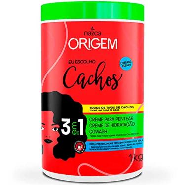Imagem de Creme Para Pentear Origem Eu Escolho Cachos 3Em1 1kg Nazca