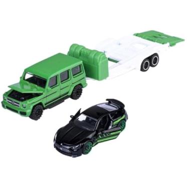Imagem de Miniatura - 1:64 - Mercedes G63 e GT63 - Mercedes-AMG Trailer - Majorette 8502103000