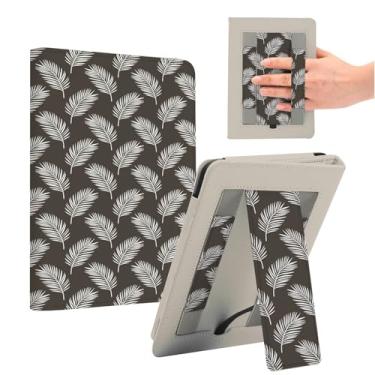 Imagem de Forever Song Capa, compatível com e-Readers Paperwhite/colorsoft 12ª/11ª geração (2024/2021, capas para tablet de 7/17.3 cm/capa com duas alças de mão e suporte, acessórios. Folha de palmeira marrom