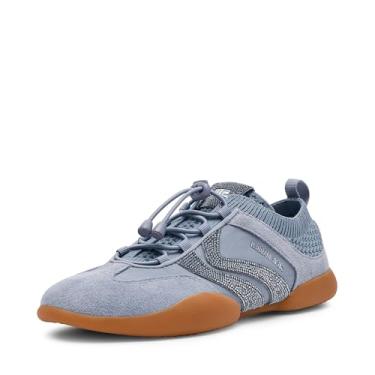 Imagem de Steve Madden Tênis feminino Reboot, Strass azul claro, 39
