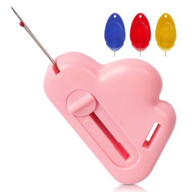 Imagem de Guia de costura magnética com estripador de costura para máquina de costura. Guia graduado multifuncional poligonal com 3 passadores de agulhas. Acessórios e suprimentos para máquina de costura (4