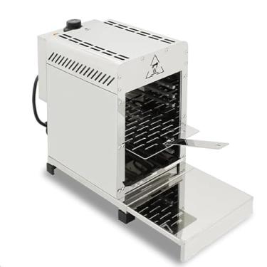 Imagem de CHEF PROSENTIALS Pequeno forno elétrico para churrasqueira de aço inoxidável – Grelha portátil e estação de selar, salamandra elétrica ao ar livre com pedra de pizza