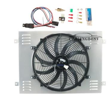 Imagem de COOLINGBEST Ventoinha de alumínio para radiador Dodge CB300 D100 D150 D200 D250 D300 D350 RD200 W150 W150 W200 W200 W300 V6 V8 e V8