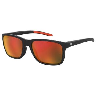 Imagem de Under Armour Men's Male Sunglass Style UA 0005/S Rectangular, Black/Red Multi, 58mm, 19mm