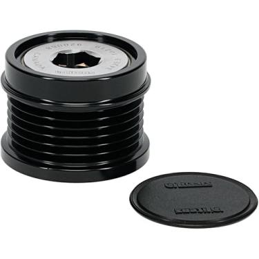 Imagem de DB Electrical Polia 206-52053 compatível com/substituição para Denso 021040-3180, Toyota 27415-0P030 52,5 mm Groove OD, tipo de ranhura serpentina, 6 ranhuras, tipo de polia desacopladora, rosca