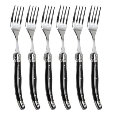 Imagem de La Tour Garfos de aço inox Laguiole Preto, Luxo