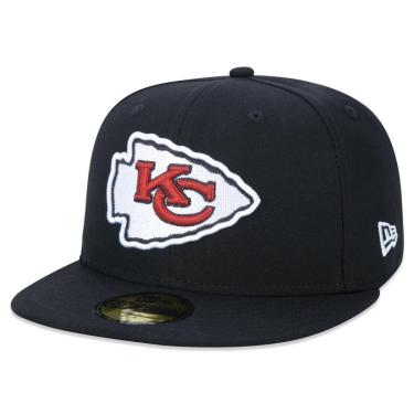 Imagem de Boné New Era Aba Reta 5950 NFL Kansas League Preto-Masculino