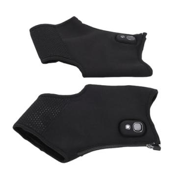 Imagem de Luocute Meias de Aquecimento Elétrico, Aquecedor de Pés Aquecidos Recarregáveis ​​de Temperatura Ajustável de 5 Velocidades Com Bateria de 3000mAh, Aquecedores de Pés de Acampamento