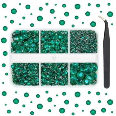 Imagem de Strass de resina para artesanato deslumbrante, 2 mm, 3 mm, 4 mm, 5 mm, 6 mm, pedras de cristal planas, pedras, diamantes, cristais para unhas, canecas de maquiagem, copos, garrafas, artesanato, roupas