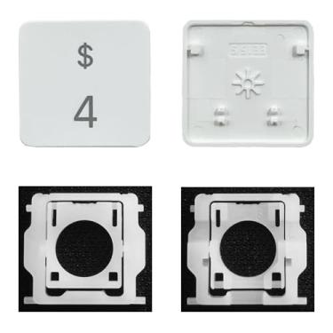 Imagem de GRMTRV Dobradiça individual de substituição para teclado Magic A2438 A2439 A2449 A2450 A3118 A3203 2021-2024 Ano (4 teclas)