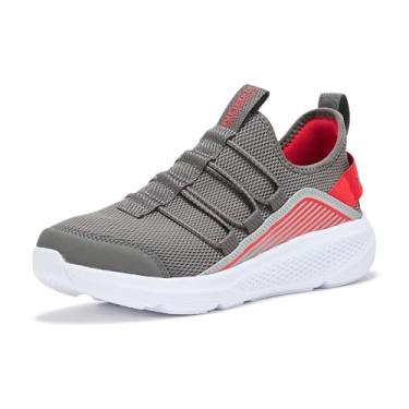 Imagem de Skechers Tênis masculino Go Run Elevate, Carvão/Vermelho, 10.5 Little Kid