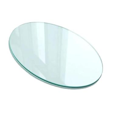 Imagem de Tampo Redondo Ou Quadrado De Vidro 60cm 70cm 80cm 90cm Espessura 6mm Temperado Para Mesa Balcão (TAMPO REDONDO, 60CM)