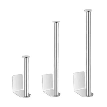 Imagem de Toalheiro multifuncional de aço inoxidável organizador de armazenamento de banheiro rack de armário de cozinha design econômico fácil de instalar adequado para uso doméstico e hotel mantenha suas