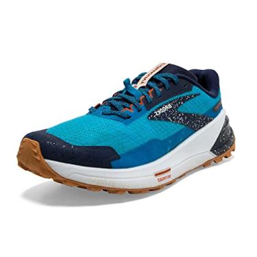 Imagem de Brooks Tênis de corrida masculino Catamount 2 Trail, Pavão/azul atômico/Rooibos, 42
