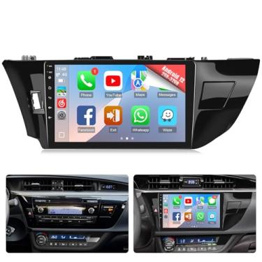 Imagem de Naifay Estéreo automotivo Android para Toyota Corolla 2014 2015 2016 atualização de rádio 10,1 polegadas IPS tela sensível ao toque para rádio Corolla com carplay sem fio Android Auto/Bluetooth/Wi-Fi