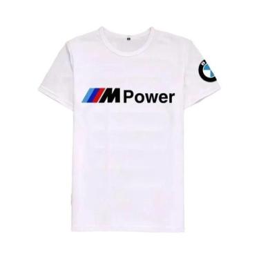 Imagem de Camiseta Masculina De Manga Curta BMW M Power, Esportiva, Para Corrida