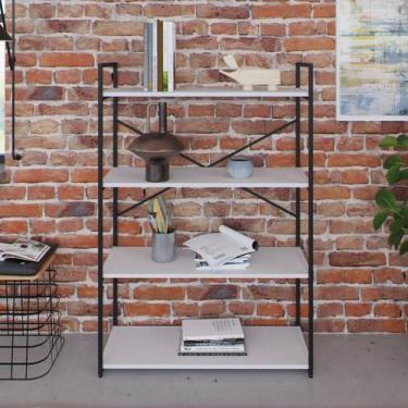 Imagem de Estante com 4 Prateleiras 118x80x33cm Yon - Metalig