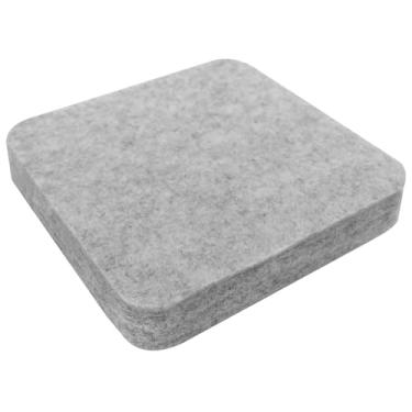 Imagem de ZZLZX Almofada Feltrada com Agulha de Lã Cinza 15,5 x 15,5 x 2,5 cm Eco Friendly Punching Fun Almofada de Feltro de Alta Densidade Feito à Mão Lã DIY Almofada de Esponja DIY Material de Projeto de