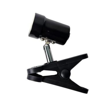 Imagem de Suporte de Clip Preto Para Lâmpada de Répteis e Anfíbios PD01 Soquete 