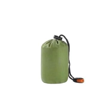 Imagem de Saco de Dormir，Camping，ProteçãO de EmergêNcia Contra o Frio Intenso，DobráVel e FáCil de Transportar，Adequado para Acampar, Pescar e Fazer Caminhadas(绿色)