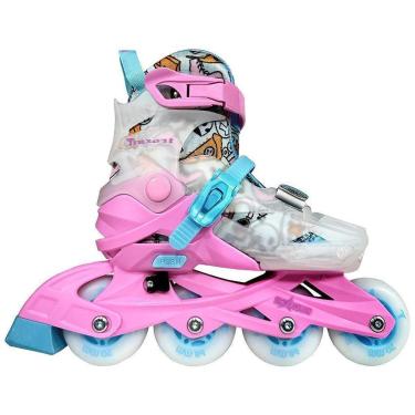Imagem de Patins Traxart Infantil Starlight Rodas Led Abec-9-Unissex