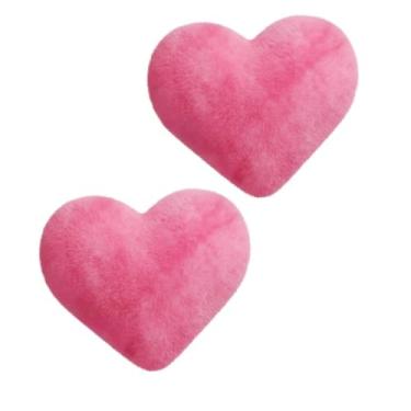 Imagem de Almofada ção de Pelúcia Para Presente Decoração Quarto(2 CORAÇÃO ROSA P)