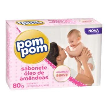 Imagem de Sabonete Óleo de Amêndoas Hidratação Suave 80g Pompom