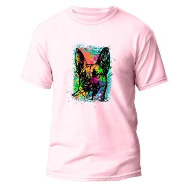 Imagem de Camiseta Algodão Premium Estampa Digital Dog Pastor Alemão - Pavesi, R