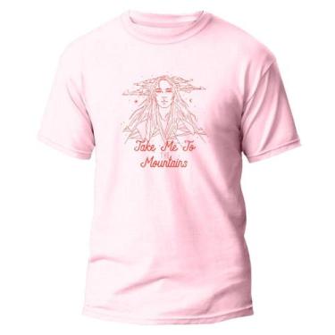 Imagem de Camiseta Básica Algodão Premium Estampa Digital Céu Estrela - Pavesi, 