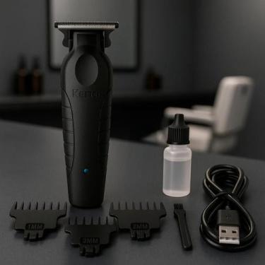 Imagem de Kemei Profissional De Corte Sem Fio Preta