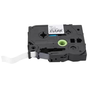 Imagem de Naroote Fita de Etiqueta Compatível para 12mm Impressão Transparente de Longa Duração 5 Cores para Etiqueta Manga de PVC Tubo Termorretrátil Adesivo Organização de Escritório 1 Fita (Tzé-131)