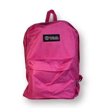 Imagem de Mochila Escolar Juvenil Alças Ajustáveis Winth BPG31804, Rosa, 00