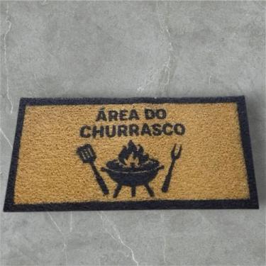 Imagem de Capacho tapate Texas Kap decoração ÁREA DO CHURRASCO entrada