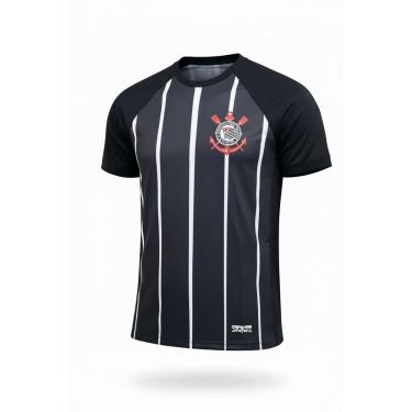 Imagem de Camiseta Corinthians Masculina Listrada Oficial Licenciada-Masculino