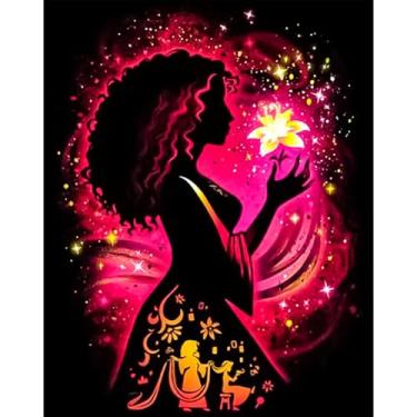 Imagem de JYLMOOD Kits de pintura de diamante de desenho animado para adultos, kits de arte de diamante 5D para iniciantes, faça você mesmo, broca completa, strass com ferramentas, acessórios para decoração de