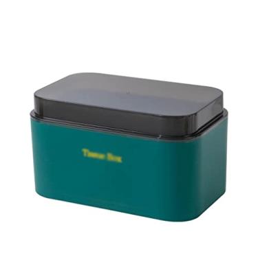 Imagem de 3FLQOOPP Caixa de toalha de papel higiênico sem perfuração, rolo de extração de papel higiênico montado na parede, caixa de extração de papel higiênico (cor: pacote com 3, tamanho: 23 * 14 * 13 cm