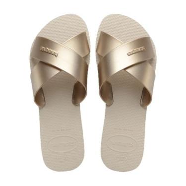 Imagem de Chinelo Slide Tira Cruzada Feminino Havaianas