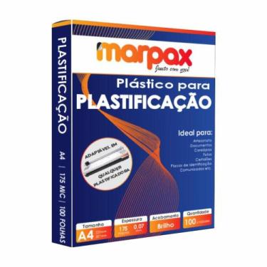 Imagem de Polaseal Plástico para Plastificação A4 220x307x0,07mm 100un - Marpax