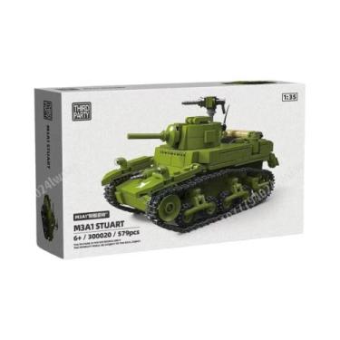Imagem de Blocos De Montar Em Escala 1:35 Do Exército Dos EUA M3A1 Stuart Da Seg