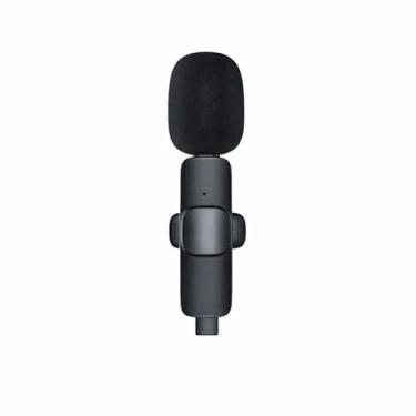 Imagem de Microfone Lapela Sem Fio para iPhone, iPad, Conector Lightning, Wireless, Preto