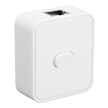 Imagem de Divisor Ethernet RJ45, extensor PoE de switch de rede Gigabit 2 em 1, para extensão de cabo de rede RJ45